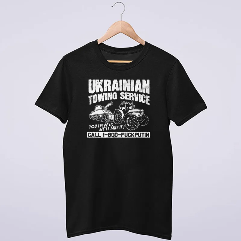 Ukrainian Towing Service Tractor T Shirt