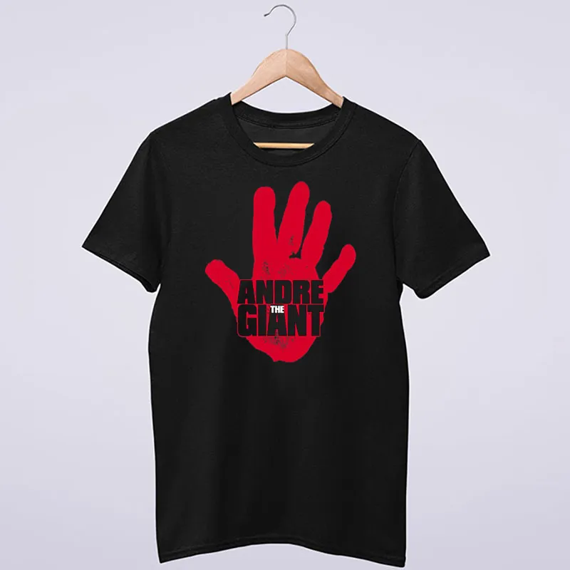 Vintage Wwe Andre The Giant Hand Shirt