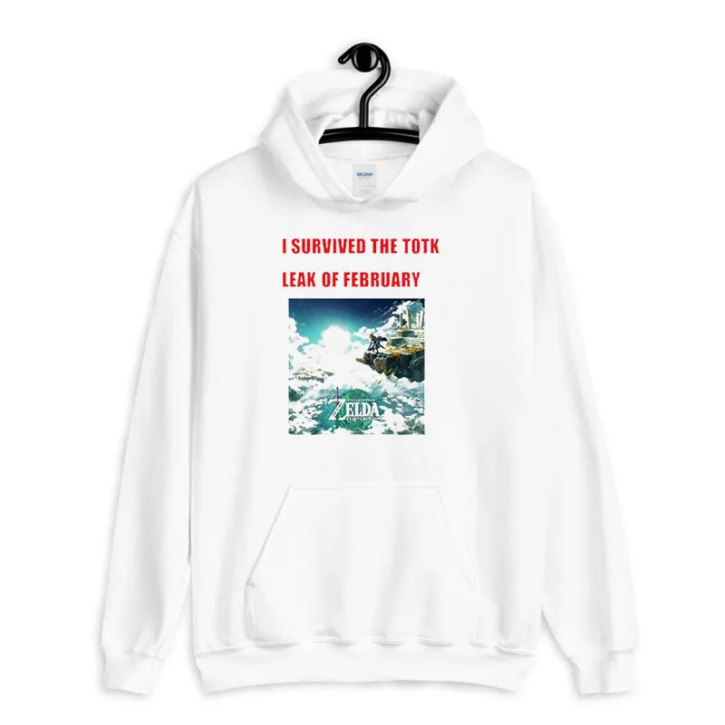 White Hoodie Funny I Survived The Totk Leaks Shirt