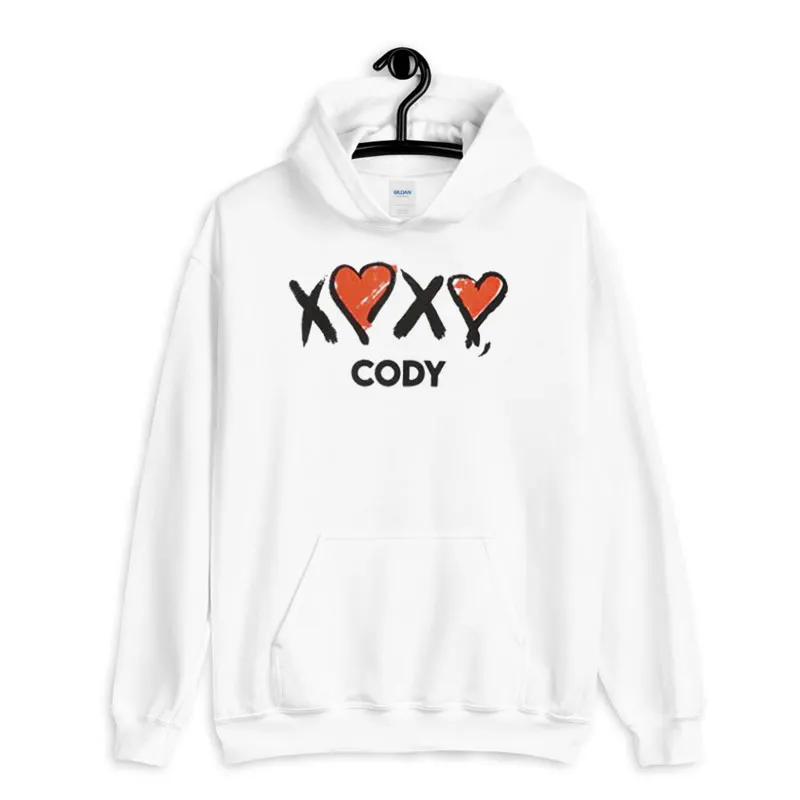 White Hoodie Funny Xoxo Cody Shirt