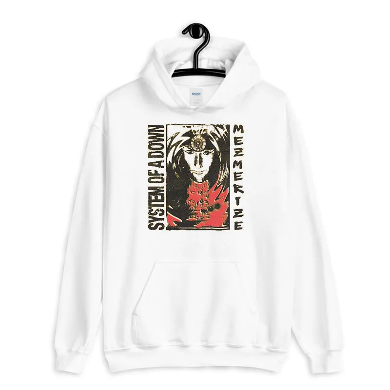 White Hoodie Mezmerize System Of A Down Reflections T Shirt