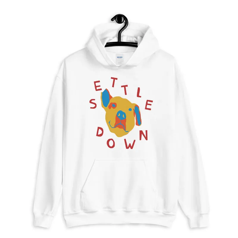 White Hoodie Settle Down Ricky Montgomery Dog Shirt