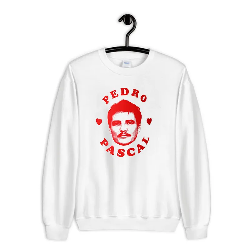 White Sweatshirt Funny I Heart Pedro Pascal Shirt