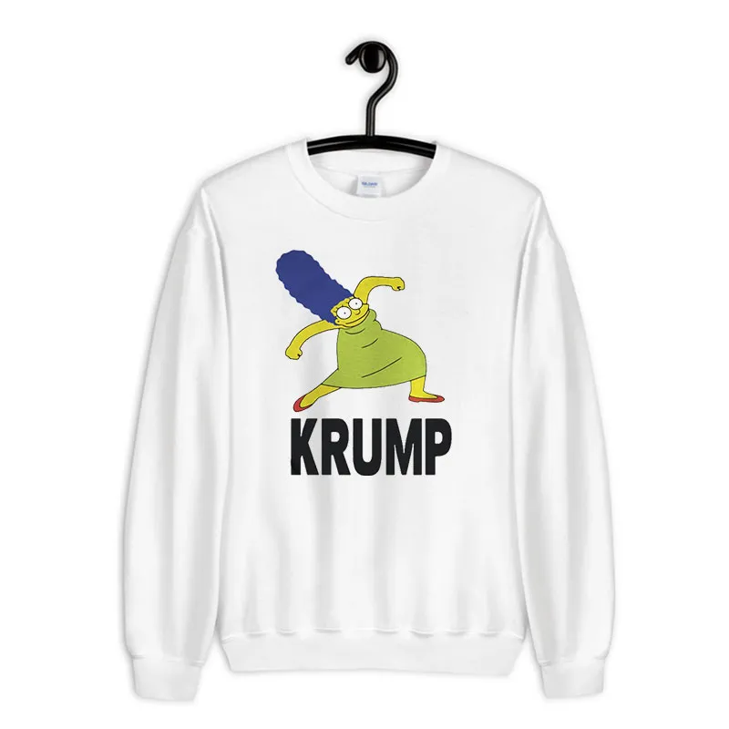 White Sweatshirt Marge Krumping The Simpsons Shirt