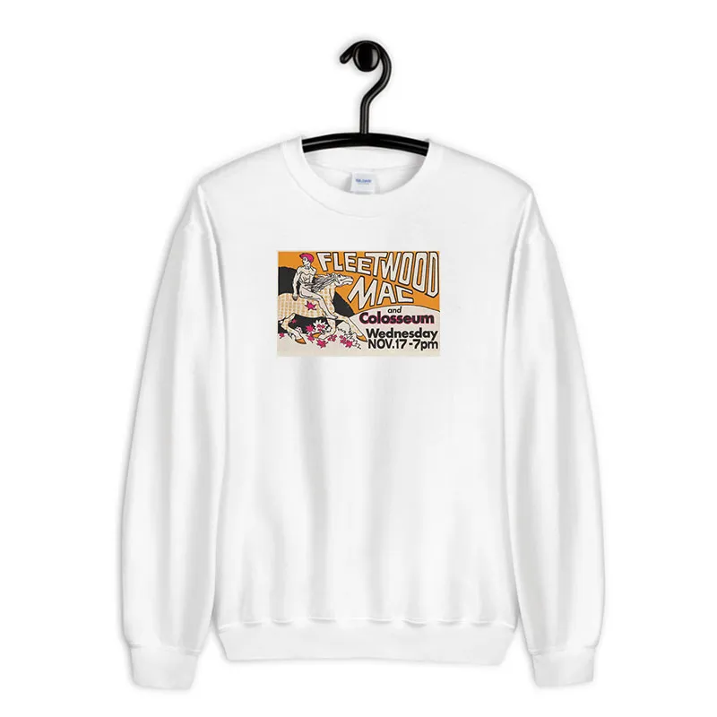 White Sweatshirt Vintage Fleetwood Mac 71 Shirt