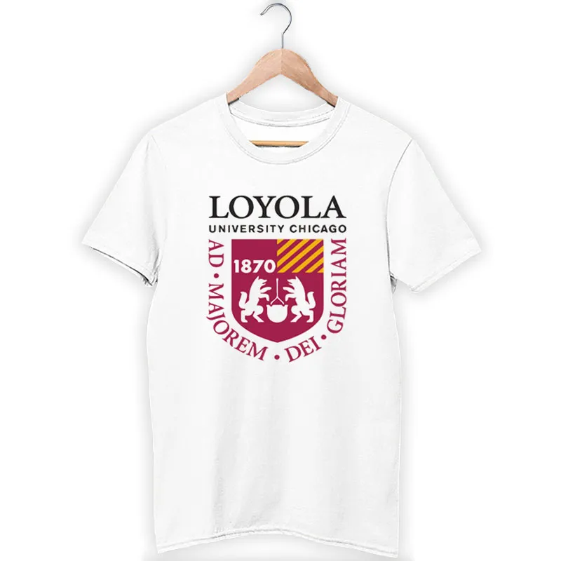 White T Shirt University Chicago 1870 Youth Loyola Sweatshirt