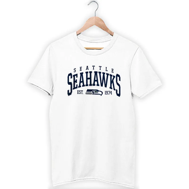 White T Shirt Vintage Football Seattle Seahawks Sweatshirts