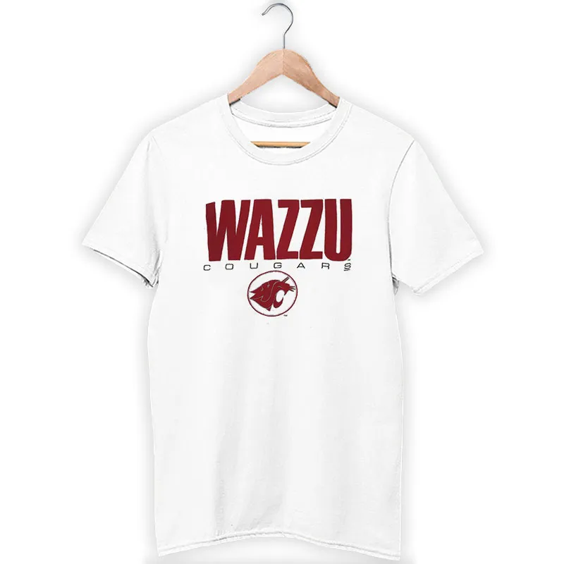 White T Shirt Vintage Washington State Cougars Wazzu Sweatshirt