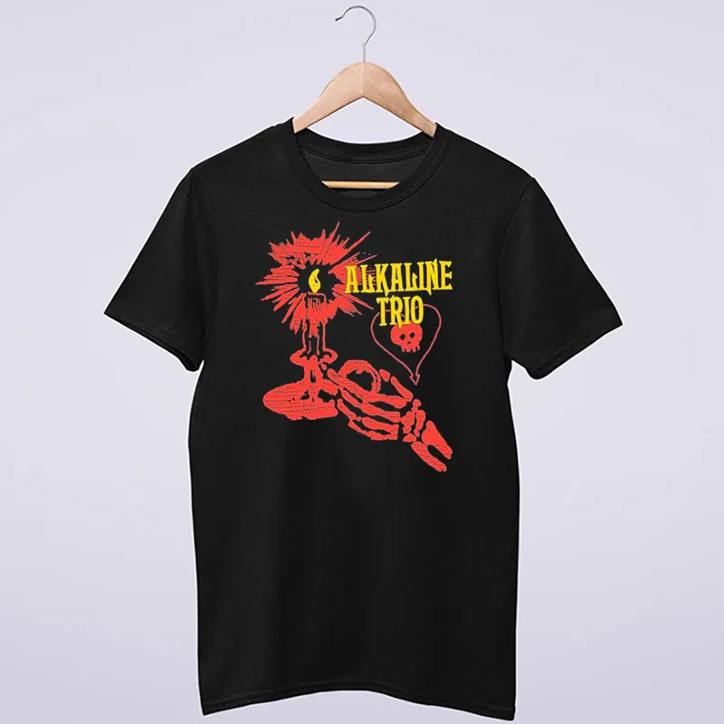 Alkaline Trio Merch Skele Candle Shirt