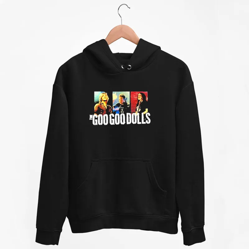 Black Hoodie Retro Music Legend Goo Goo Dolls T Shirt