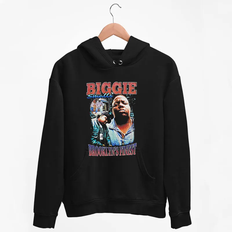 Black Hoodie The Brooklyn's Finest Biggie T Shirt