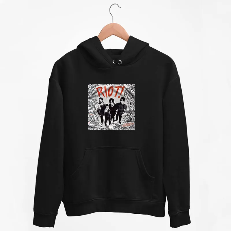 Black Hoodie Vintage Inspired Album Riot Paramore Shirt