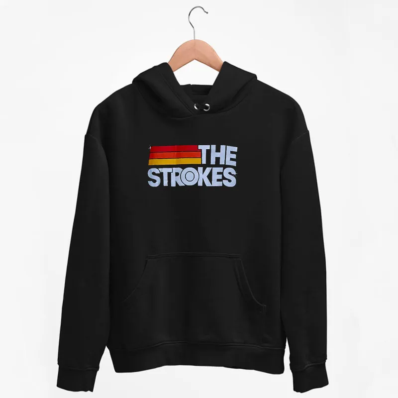 Black Hoodie Vintage Rock Band The Strokes T Shirt