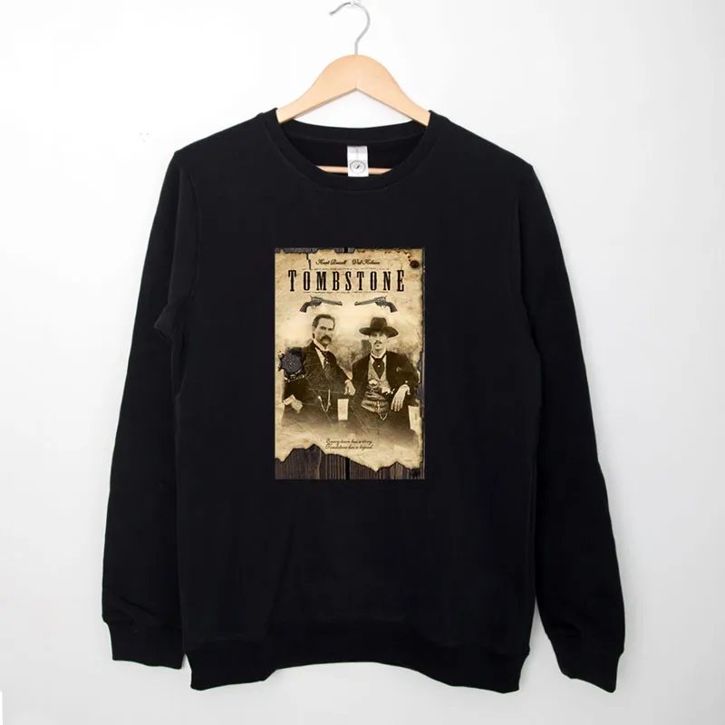 Black Sweatshirt 1993 Vintage Retro The Tombstone Tshirt