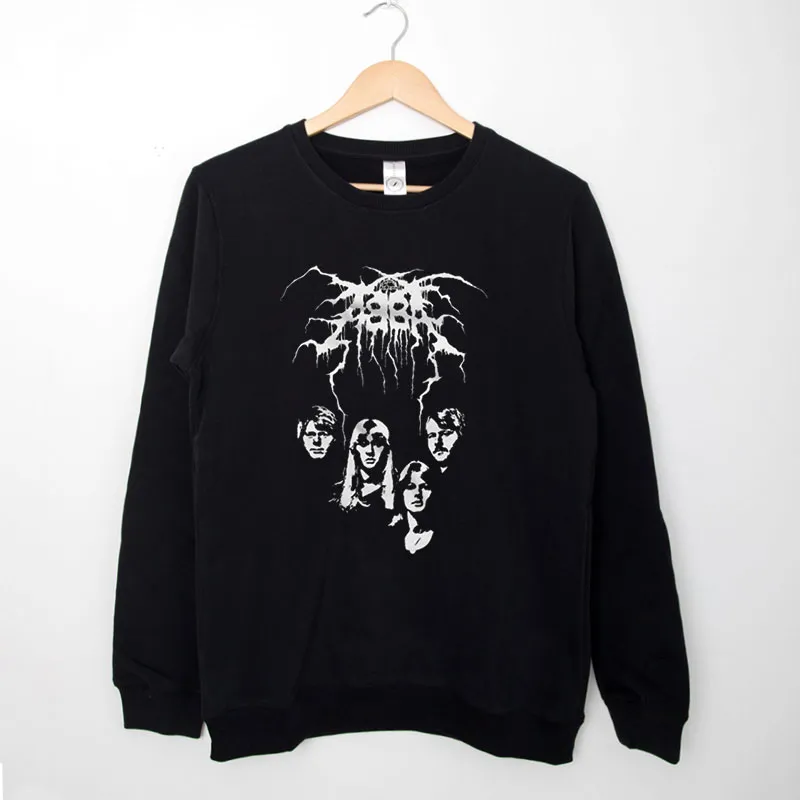 Black Sweatshirt Darkthrone Black Metal Abba T Shirt