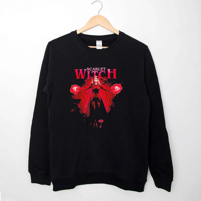 Black Sweatshirt Doctor Strange In The Multiverse Of Madness Scarlet Witch Shirt