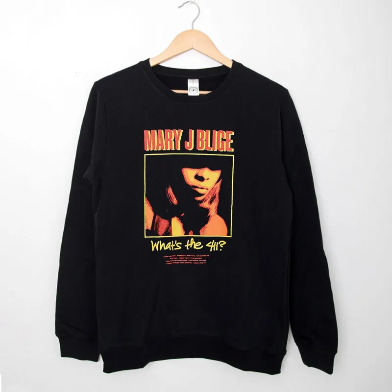 Black Sweatshirt No More Drama Mary J Blige Shirt