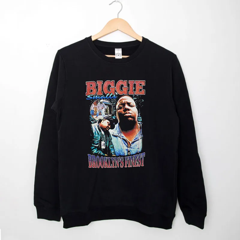 Black Sweatshirt The Brooklyn's Finest Biggie T Shirt