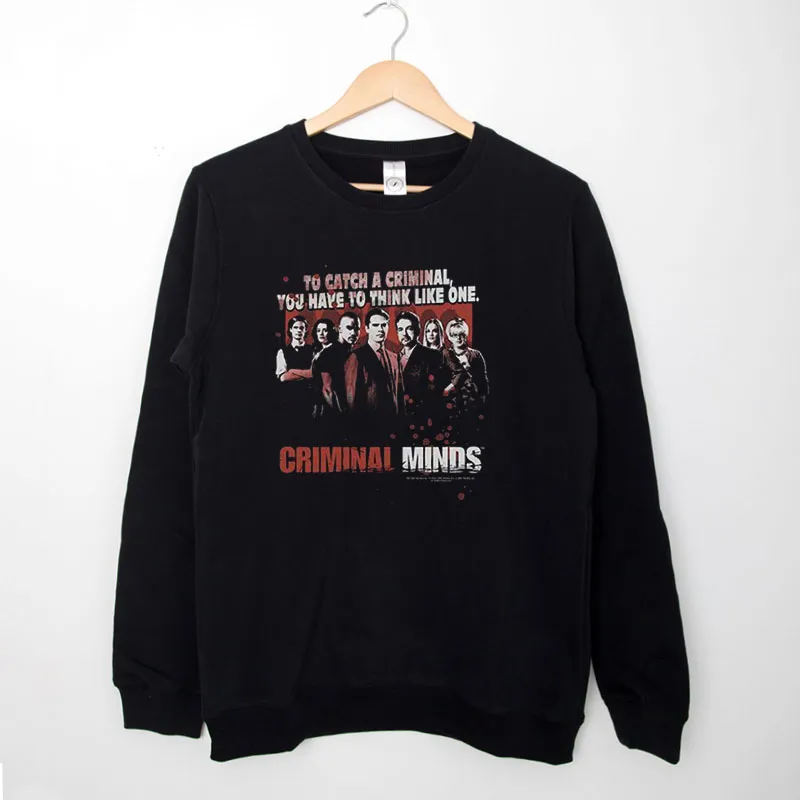 Black Sweatshirt To Catch A Criminal Minds Merch Shirt