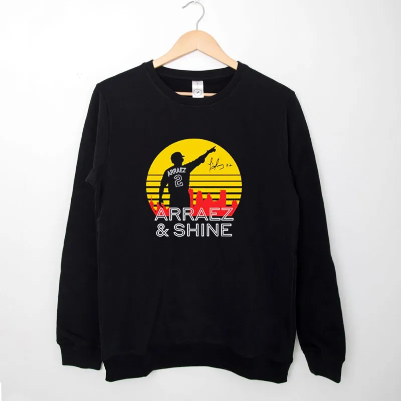 Black Sweatshirt Twins Luis Arraez And Shine Shirt
