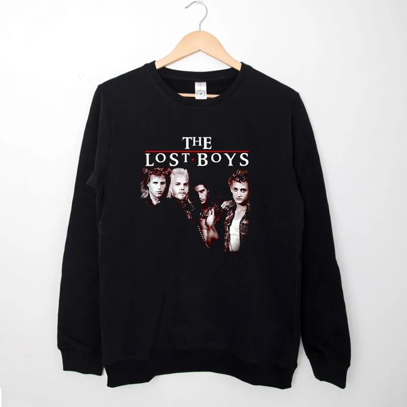 Black Sweatshirt Vintage Retro The Lost Boys Shirt