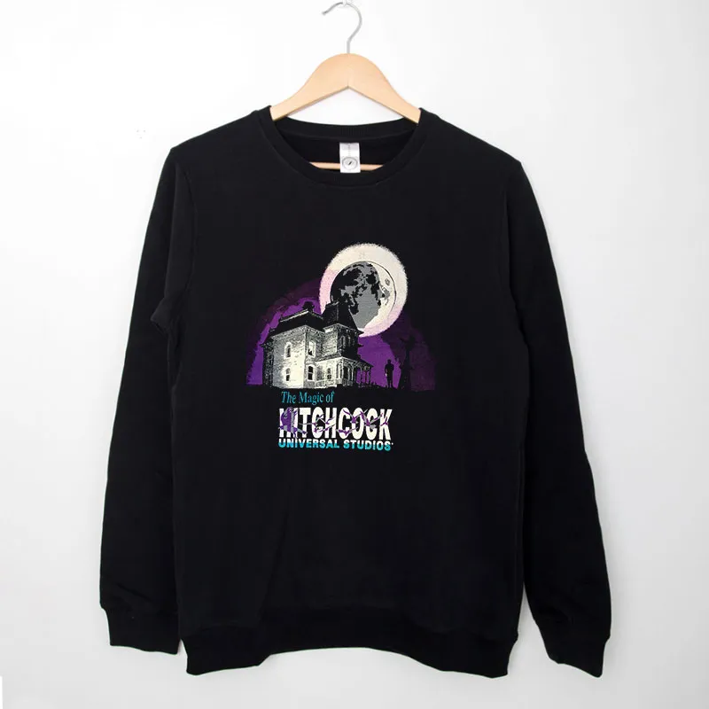 Black Sweatshirt Vintage The Magic Of Alfred Hitchcock Universal Studios Shirt