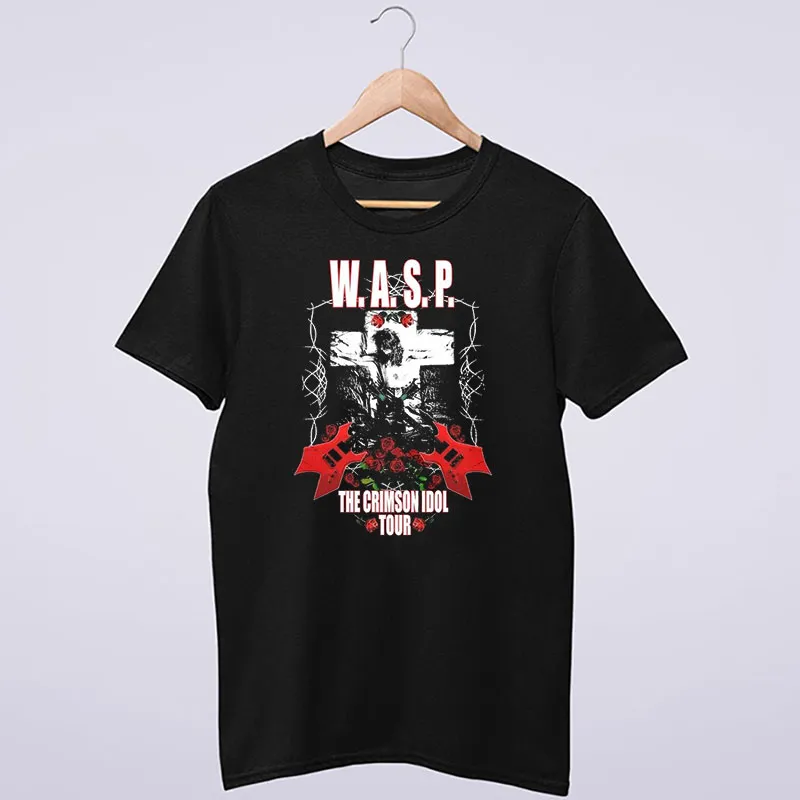 Crimson Idol Tour Flowers Wasp Band Shirt