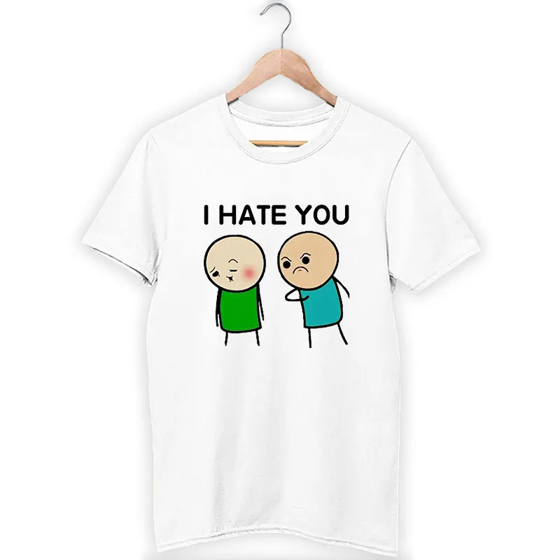 Funny I Hate You Emoji Shirt