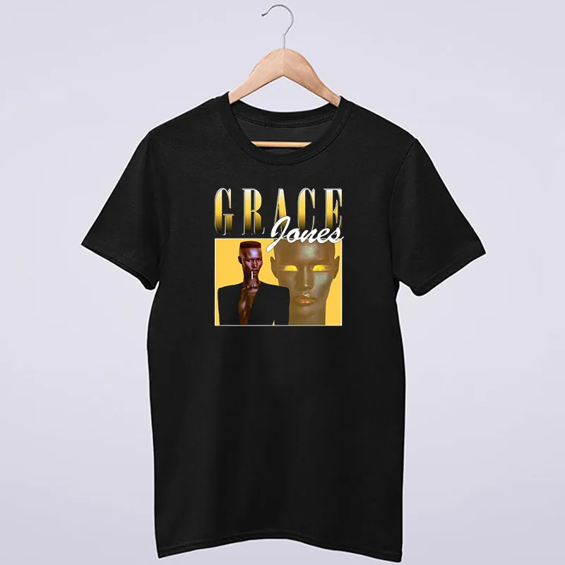 Retro Hip Hop Rapper Grace Jones T Shirt