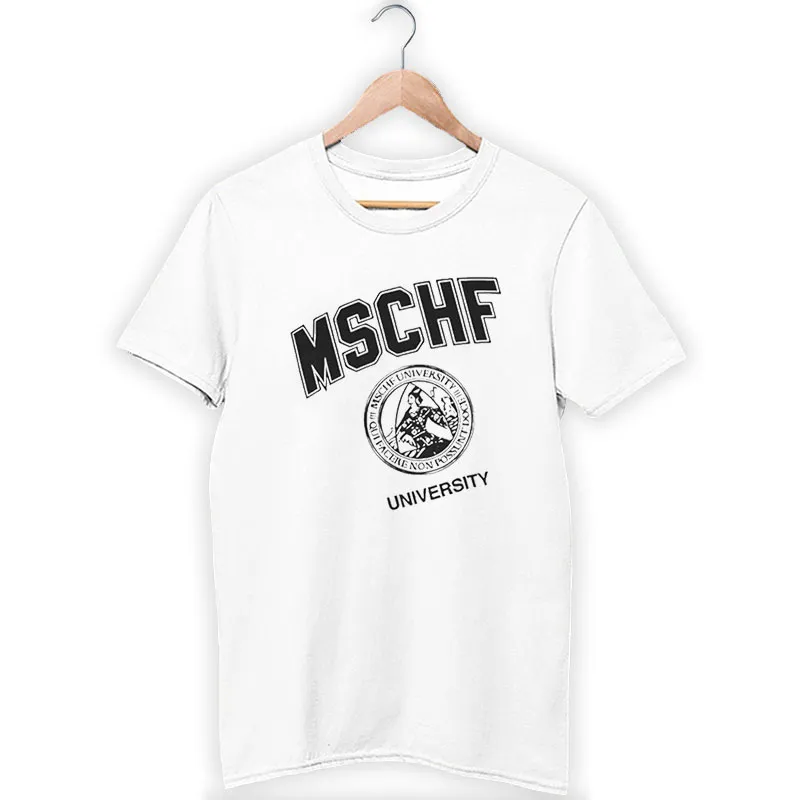 Retro Vintage Collage Mschf University Shirt