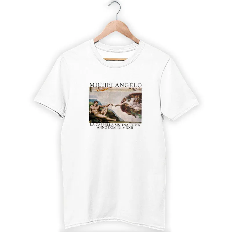 Vintage Michelangelo La Capella Sistina Roma Anno Domini T Shirt