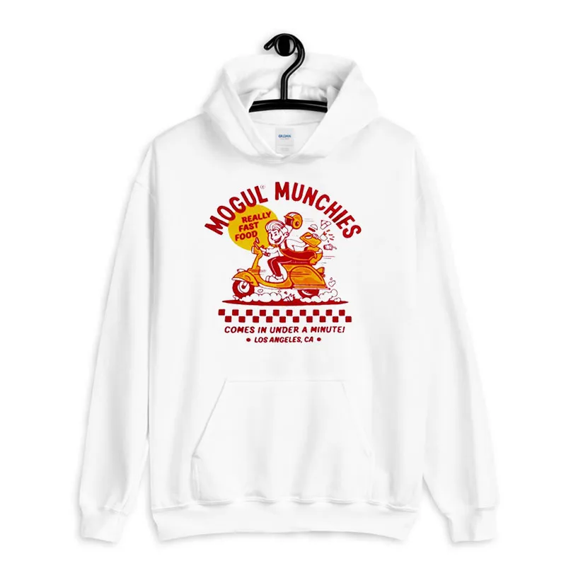 White Hoodie Mogul Munchies Come In Under A Minute Shirt