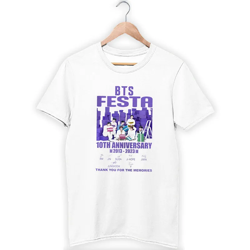 Bts Festa 10th Anniversary Bangtan Take Two T Shirt