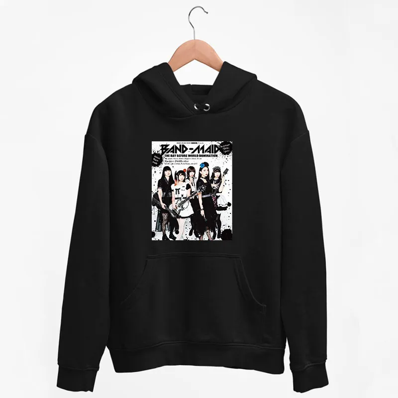 Black Hoodie The Day Before World Domination Band Maid Merch