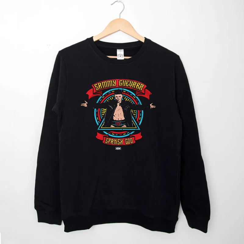 Black Sweatshirt Pro Wrestling Sammy Guevara Merchandise