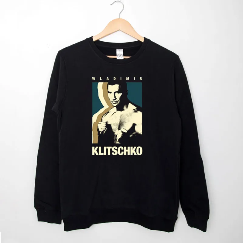 Black Sweatshirt Vintage Inspired Boxing Team Klitschko Hoodie