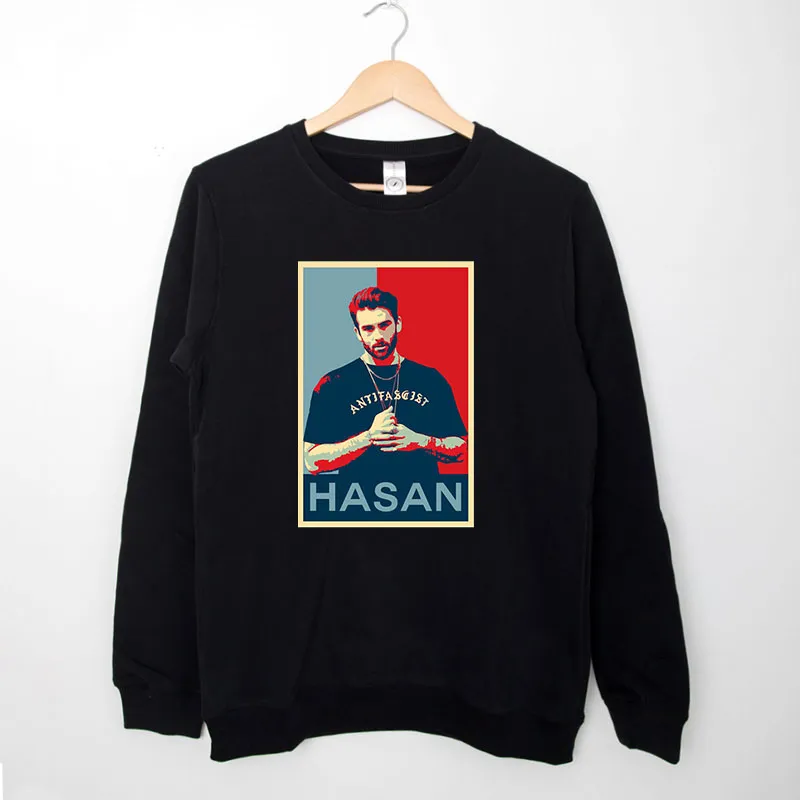 Black Sweatshirt Vintage Inspired Hasan Abi Merch