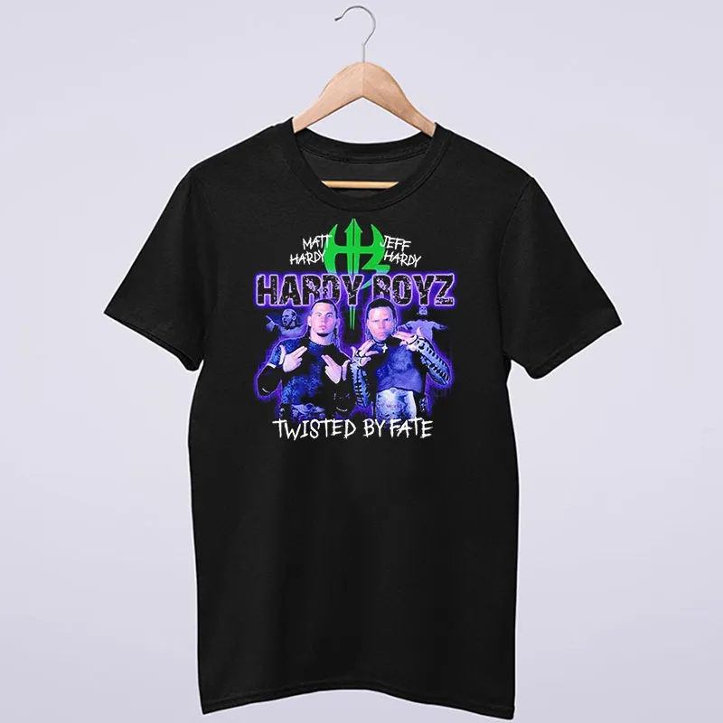 Black T Shirt Vintage Aew Dynamite Pro Wrestling Hardy Boyz Hoodie