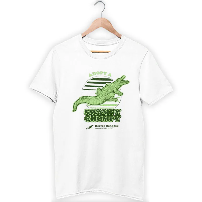 Funny Crocodile Adopt A Swampy Chompy Shirt