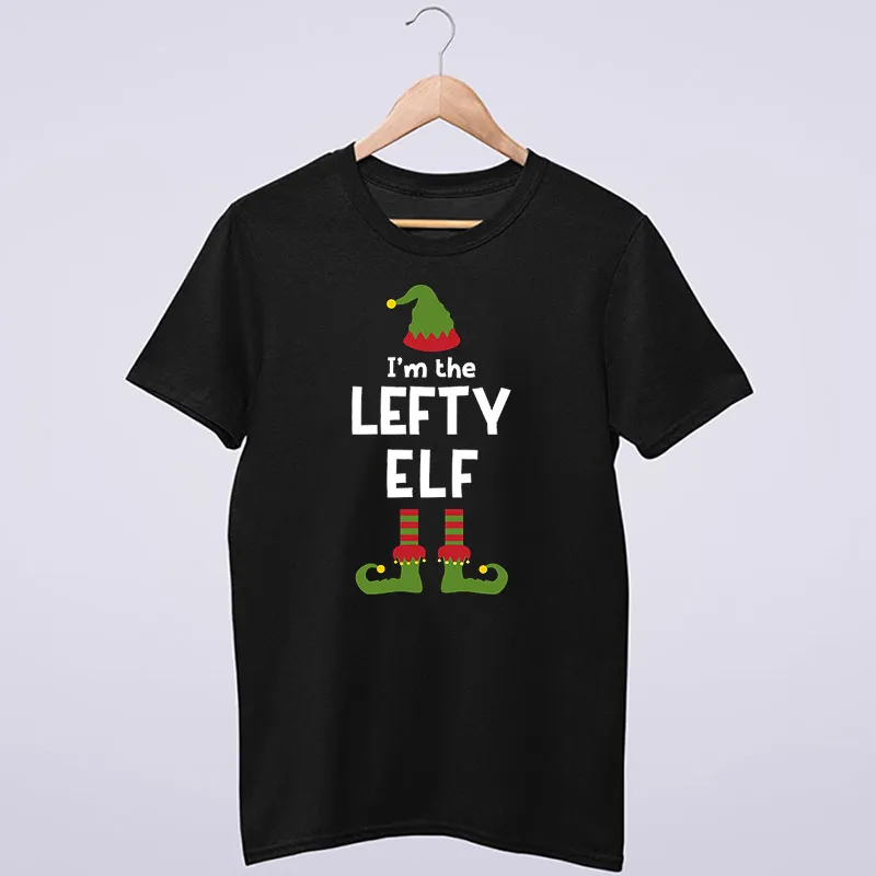 Funny Lefty Elf Christmas T Shirt