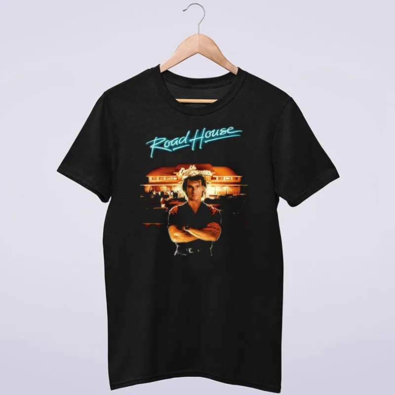Retro 80s Roadhouse Patrick Swayze T Shirt