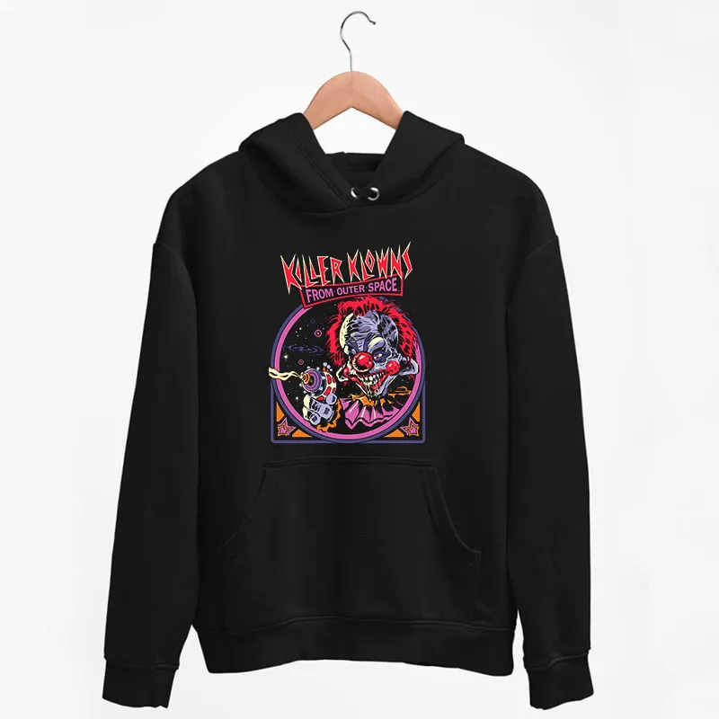 Retro Halloween Killer Klowns From Outer Space Hoodie