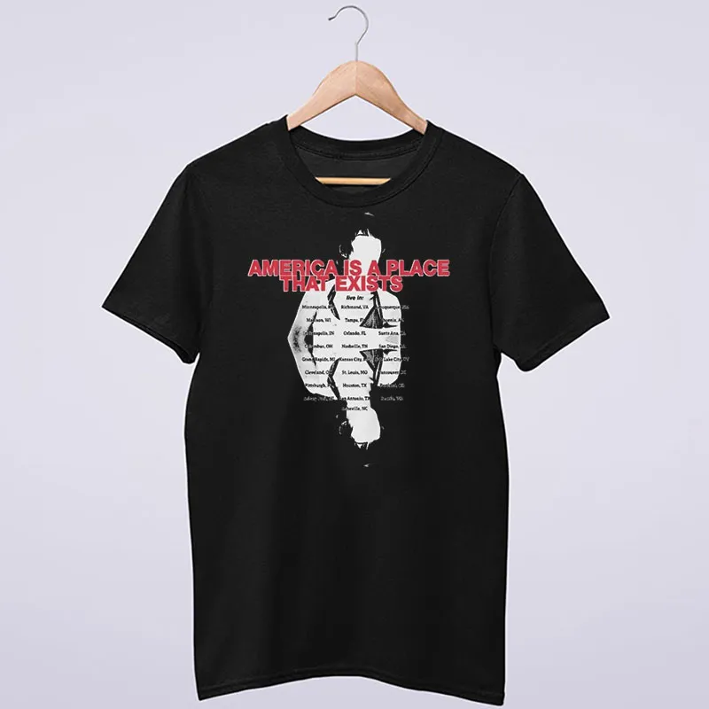 America Is A Place Tour Glaive Merch Shirt