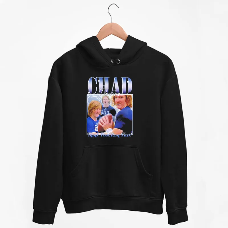 Black Hoodie 90s Vintage Chad Powers Shirt