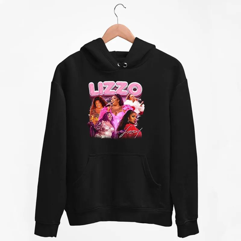 Black Hoodie 90s Vintage Lizzo Merchandise Shirt