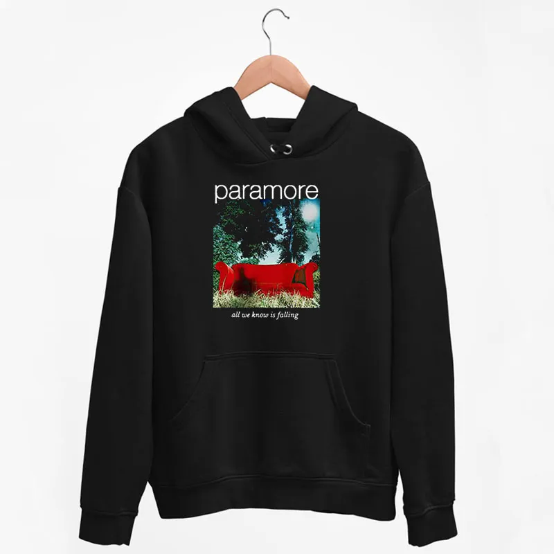 Black Hoodie All We Know Is Falling Paramore Merch Shirt
