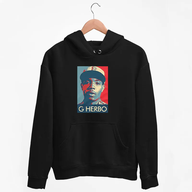 Black Hoodie Rapper Hip Hop G Herbo Merch Shirt