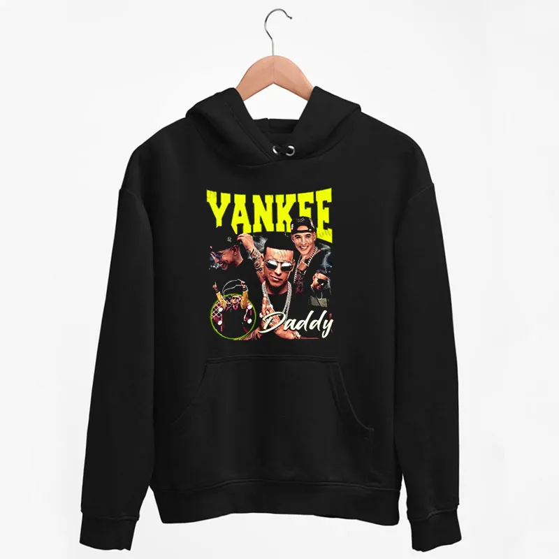 Black Hoodie Retro Vintage Daddy Yankee Merch Shirt