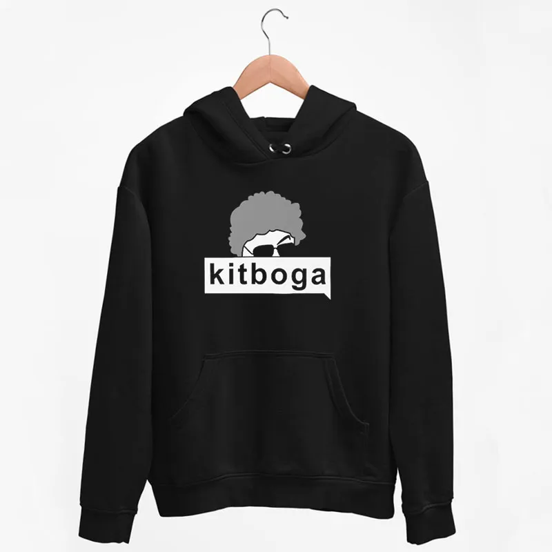 Black Hoodie Vintage Inspired Kitboga No Glasses Shirt