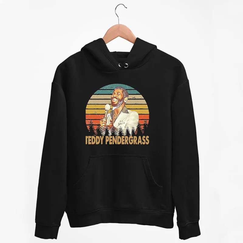 Black Hoodie Vintage Inspired Teddy Pendergrass T Shirt
